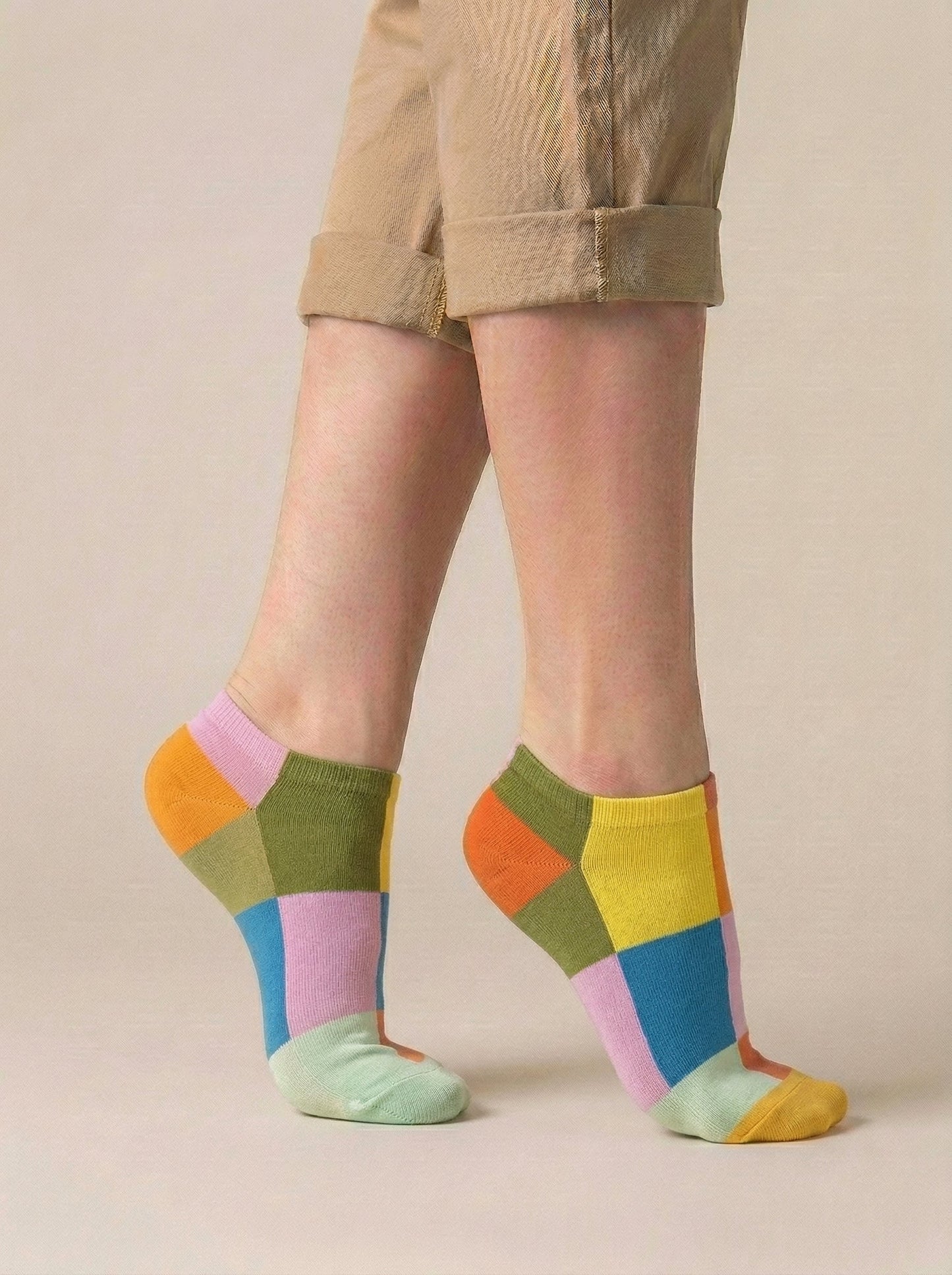 Grid Mode Low Cut Socks
