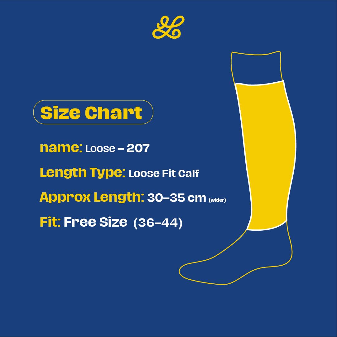 Sleeve Leg White Loose socks