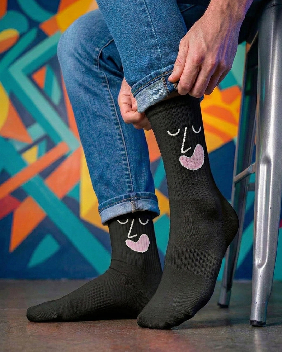Dreamy Face Socks