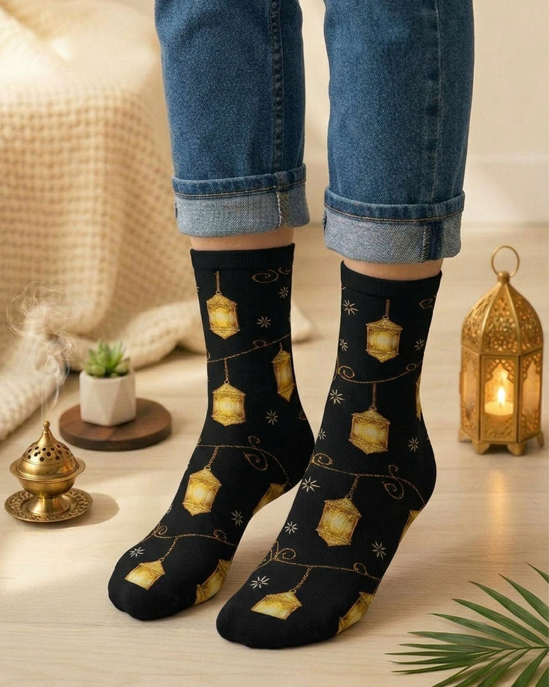 Mystic Lanterns Socks