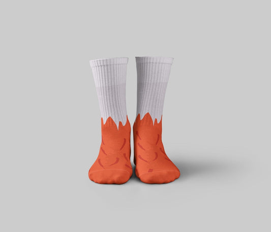 Fire Mid Calf Socks