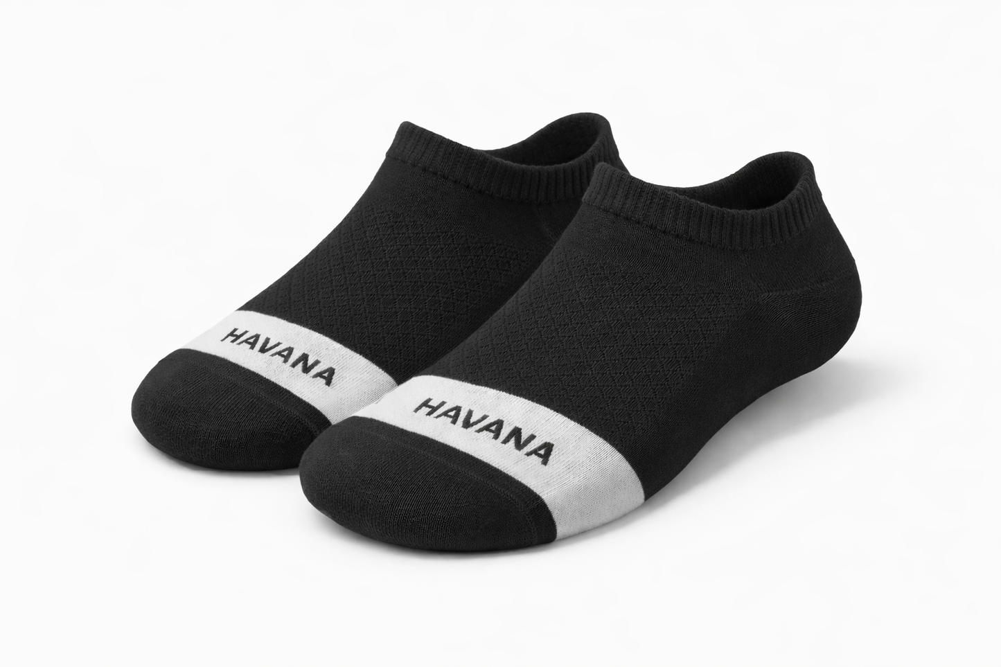 Black Ankle White Band