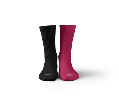 Happy & Angry pink Black