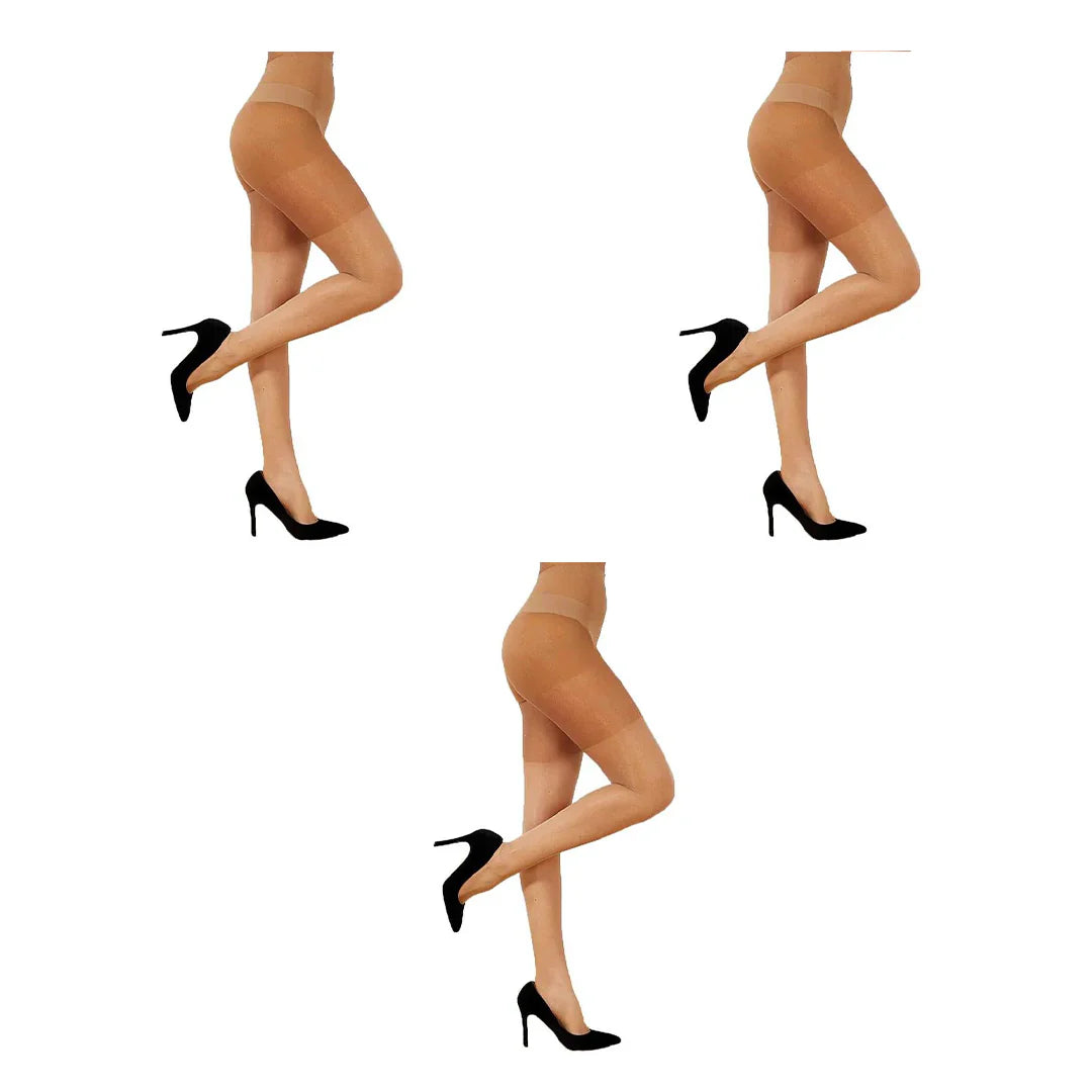 Transparent Long Beige Colone 3 Pack