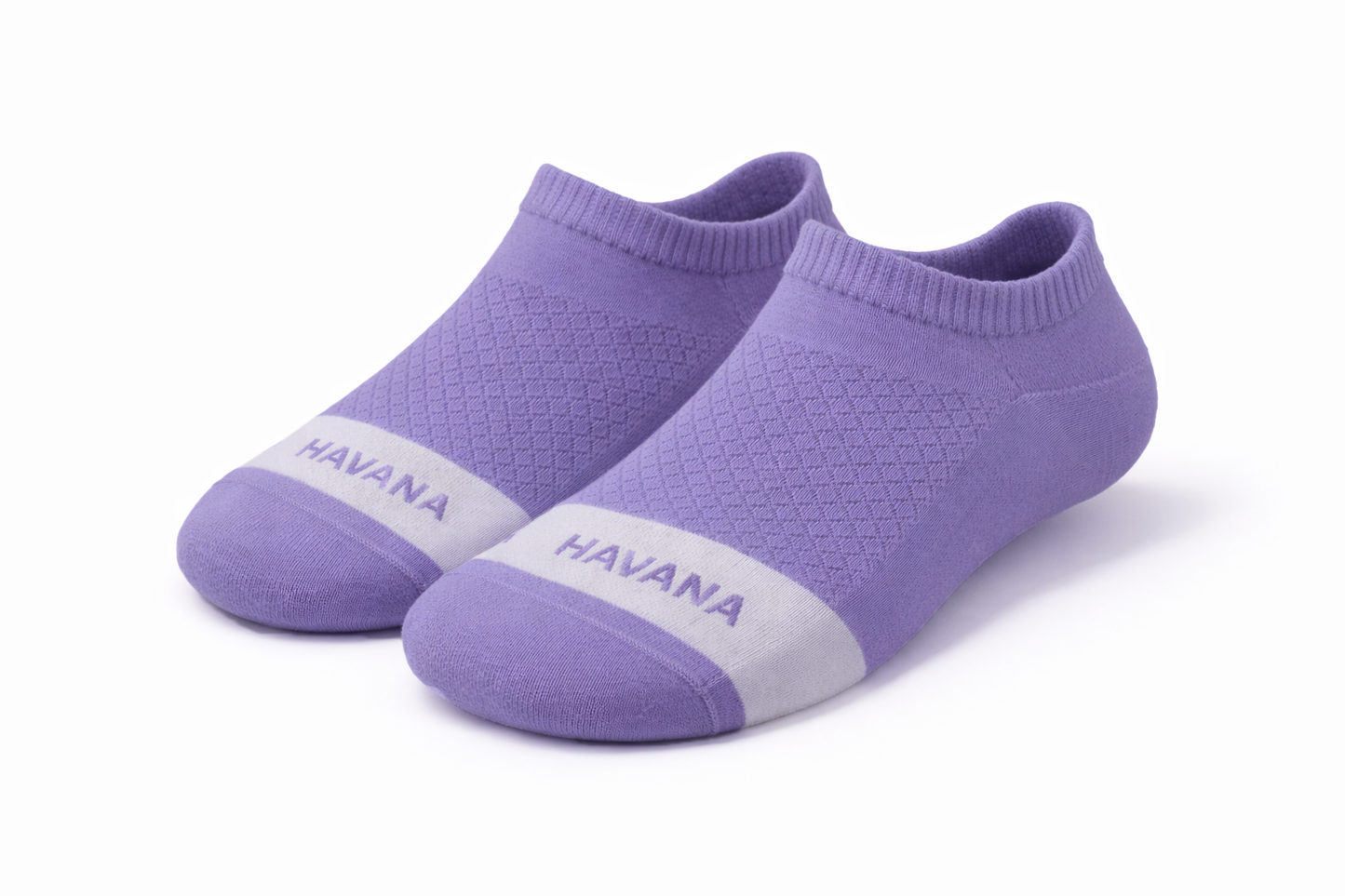 Purple Ankle White Band
