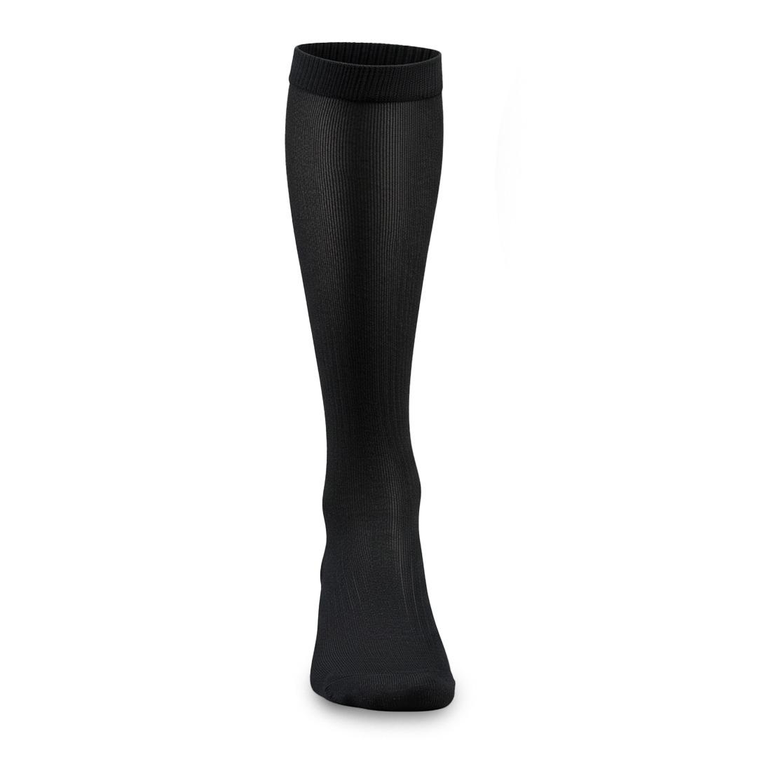 Mens Naylon Black Mid Calf Socks