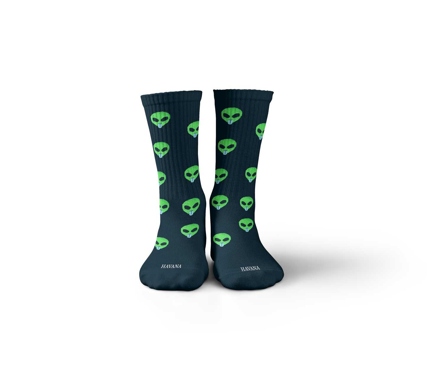 Little Alien Black Socks