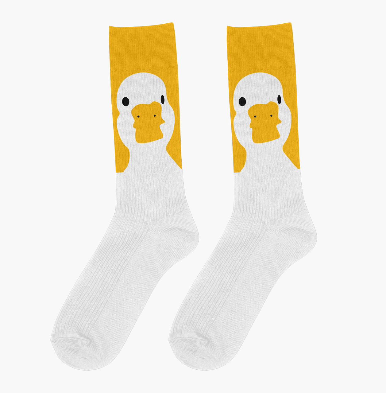 Big Duck White Socks
