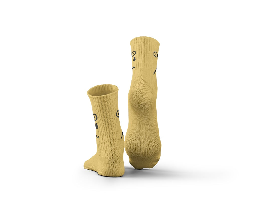 Sad Doodle Socks