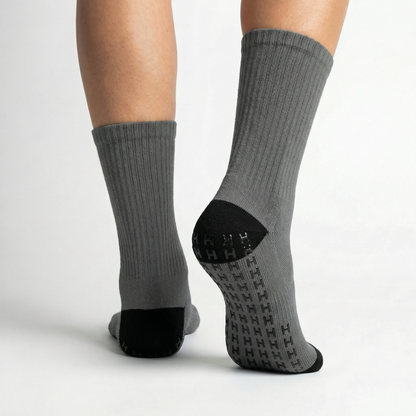 Silicon Grey Havana Mid Calf Socks