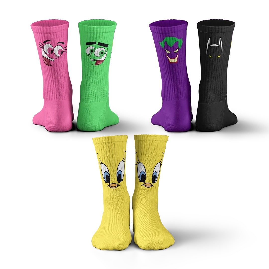Toon Squad Socks Set Of 3