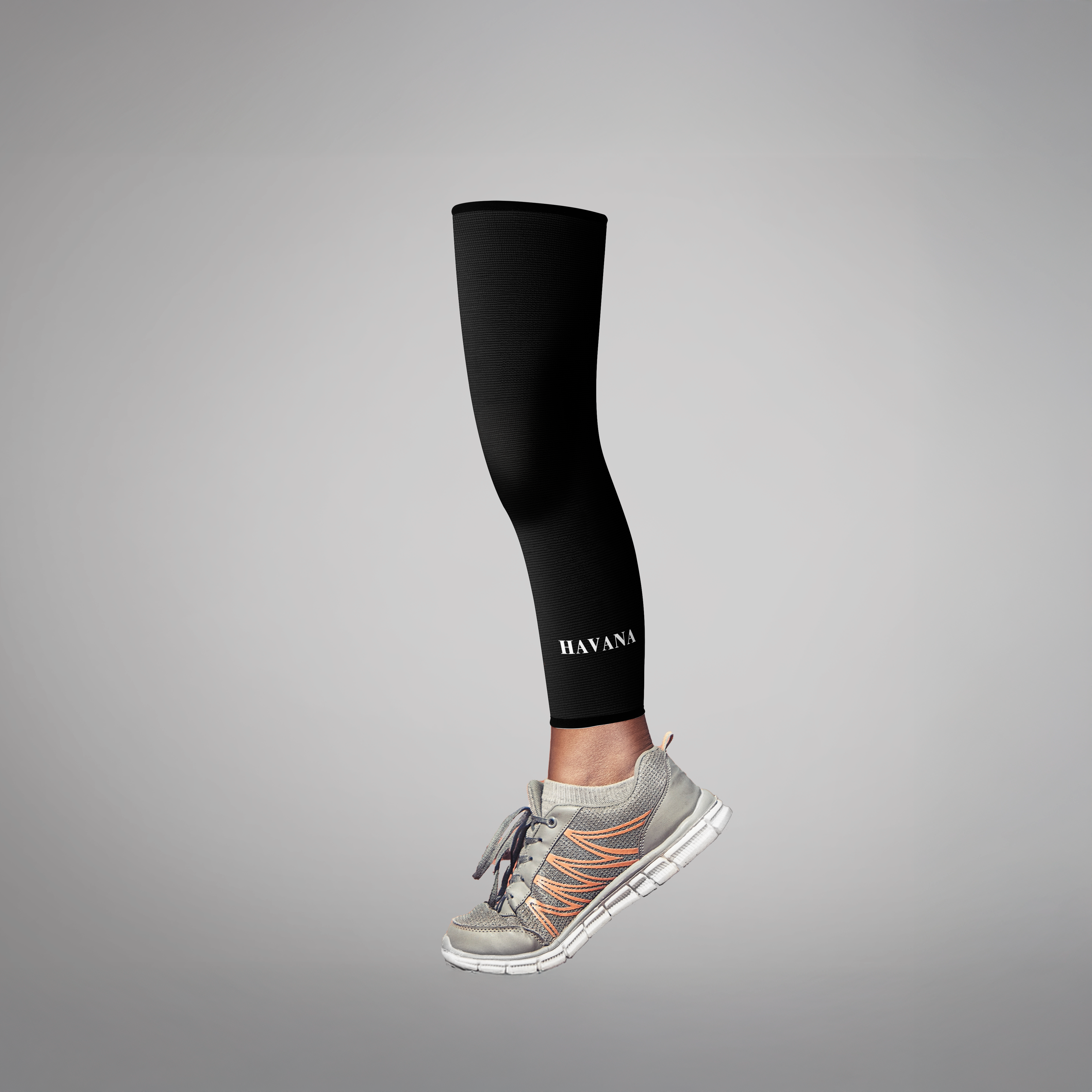 Sleeve Leg Black Loose socks