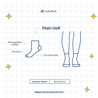 Plain Yellow Quarter Socks