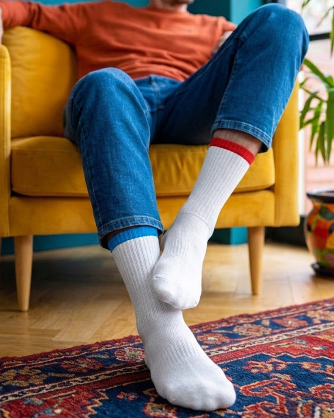 Angle & Devil Mid Calf Socks