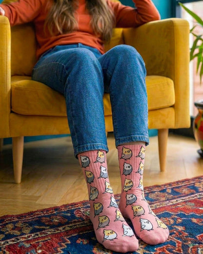 Birdie Mood Mid Calf Socks