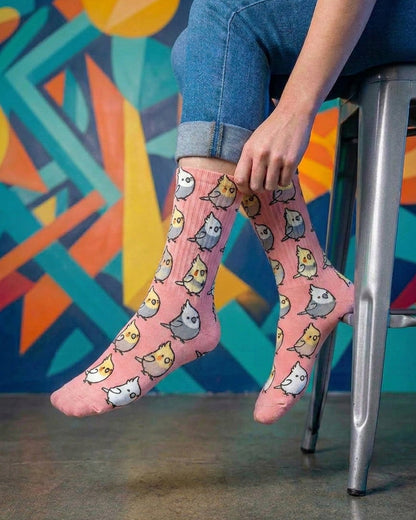 Birdie Mood Mid Calf Socks