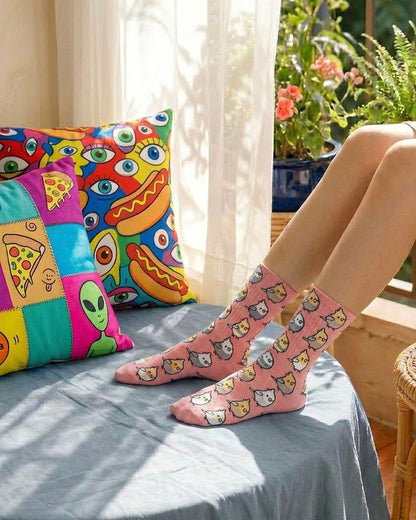 Birdie Mood Mid Calf Socks