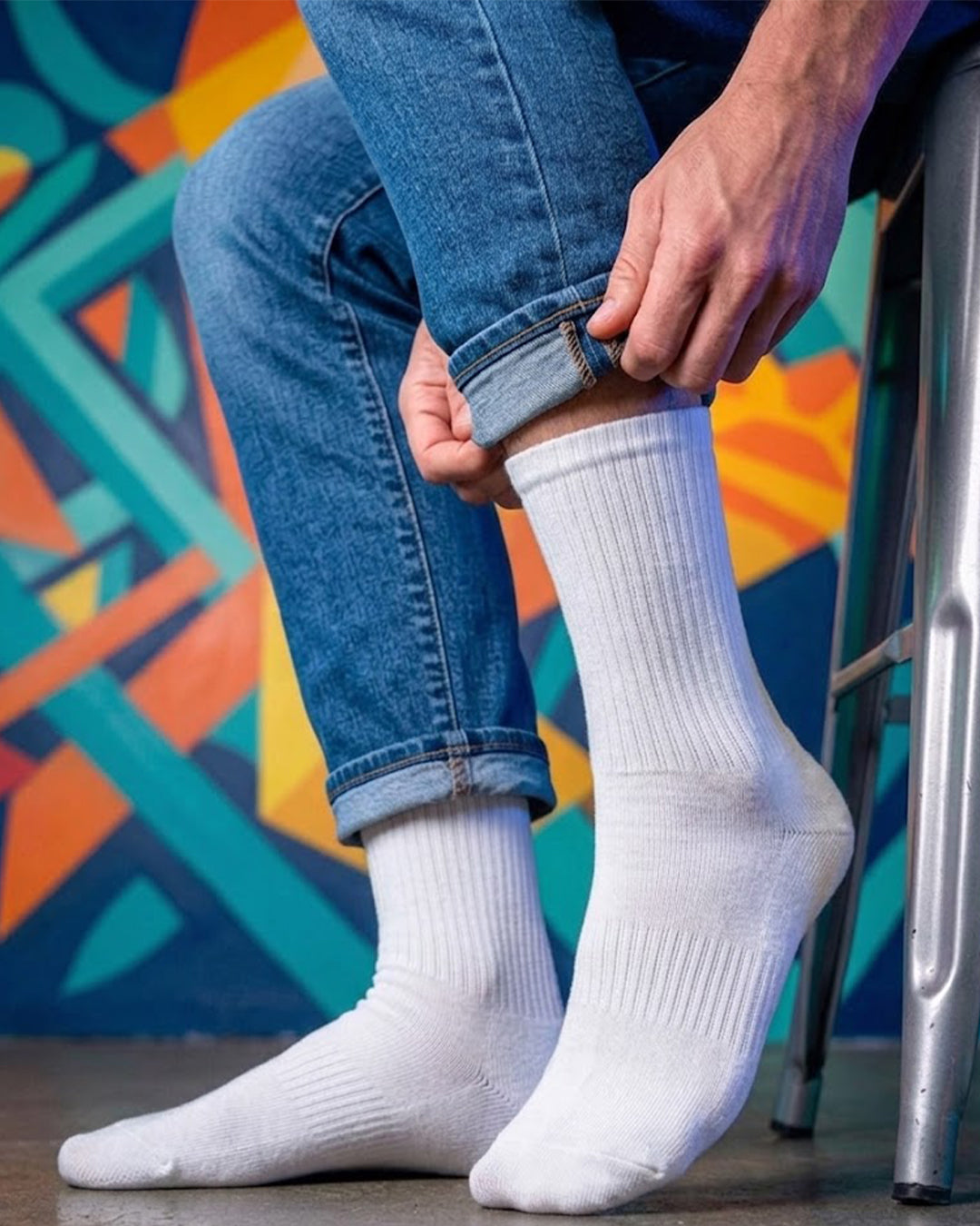 Hi Bye Mid Calf Socks