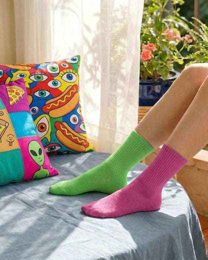 Wanda & Cosmo Mid Calf Socks